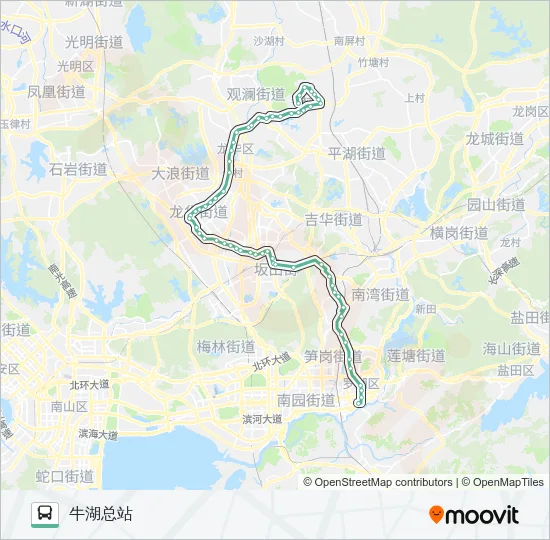 312 Bus Line Map