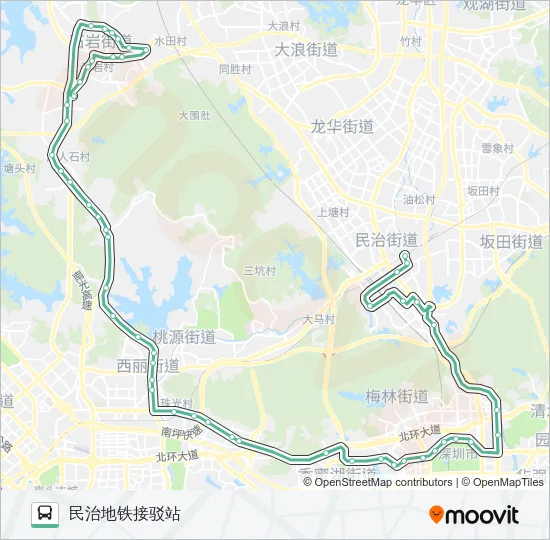 316 Bus Line Map