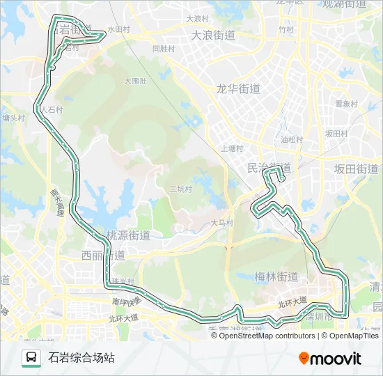 316 Bus Line Map