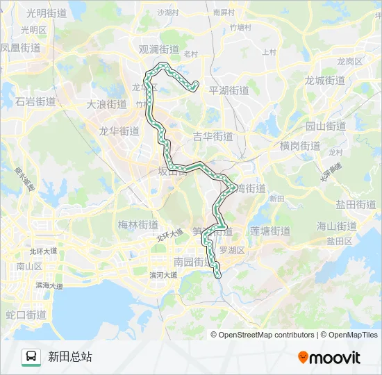 321 Bus Line Map