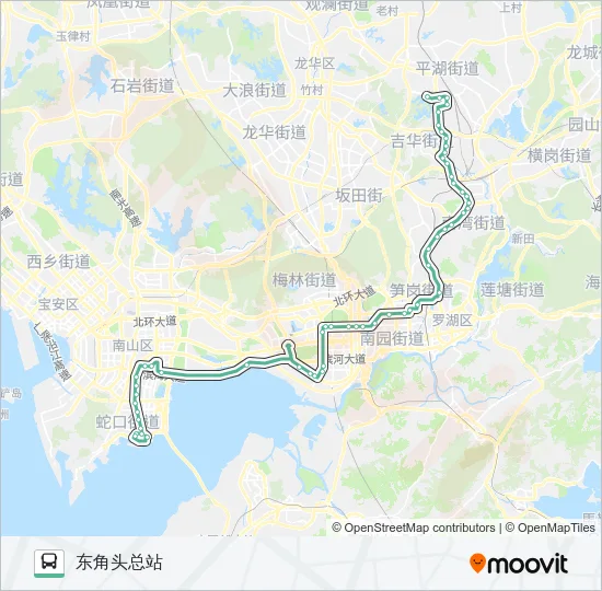 322 Bus Line Map