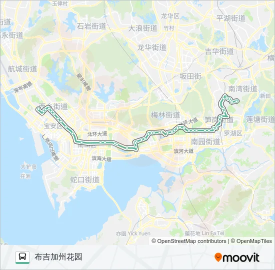 323 Bus Line Map