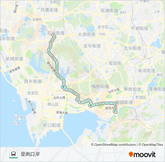 326 Bus Line Map
