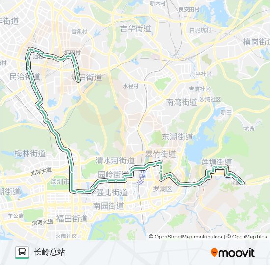 公交333路的线路图
