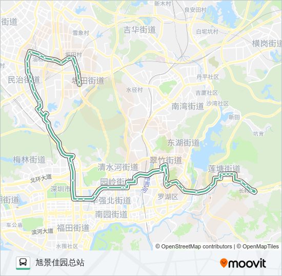 公交333路的线路图