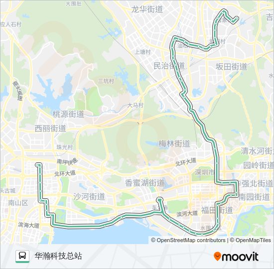 公交339路的线路图