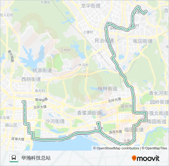 339 Bus Line Map