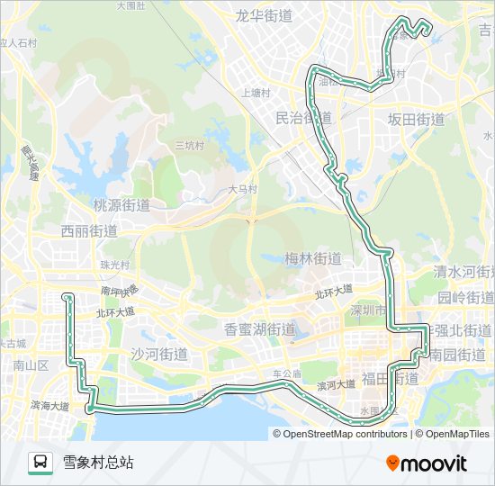 公交339路的线路图