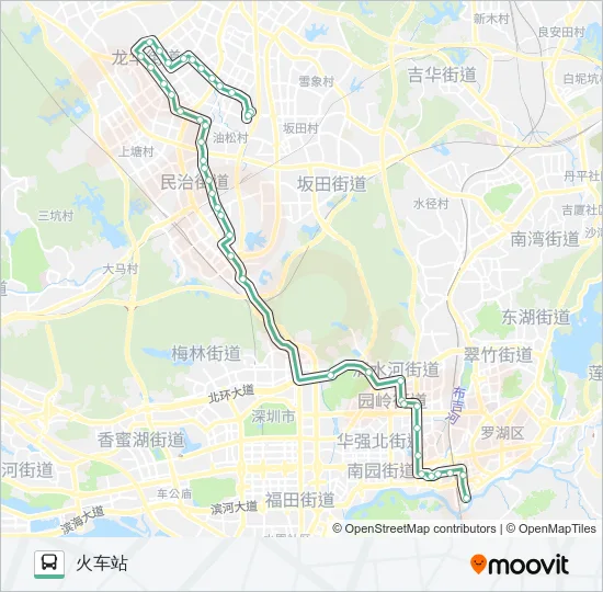 352 Bus Line Map