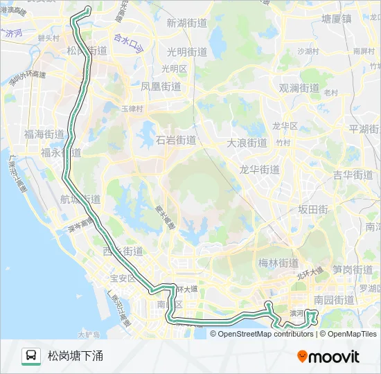 362 Bus Line Map
