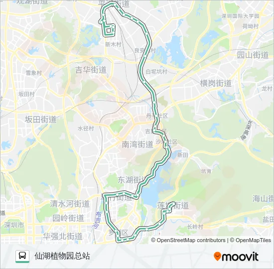 363 Bus Line Map