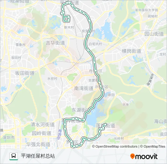 363 Bus Line Map