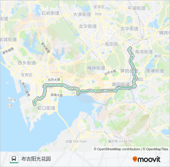 369 Bus Line Map