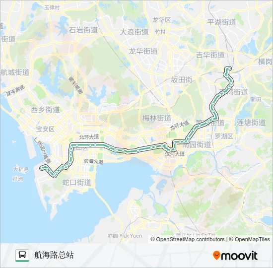 373 Bus Line Map