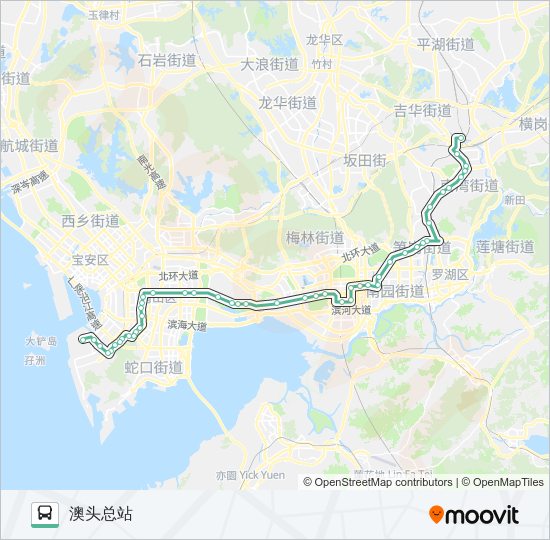 公交373路的线路图