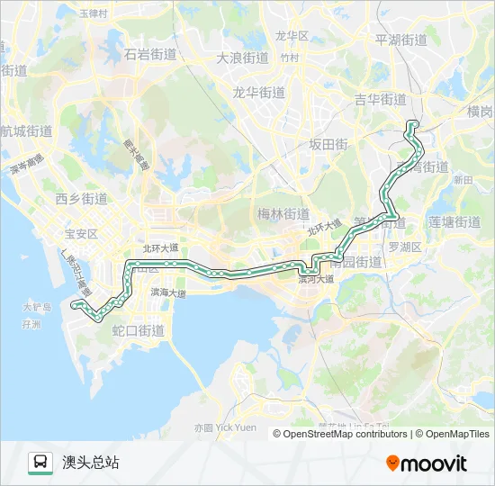 373 Bus Line Map