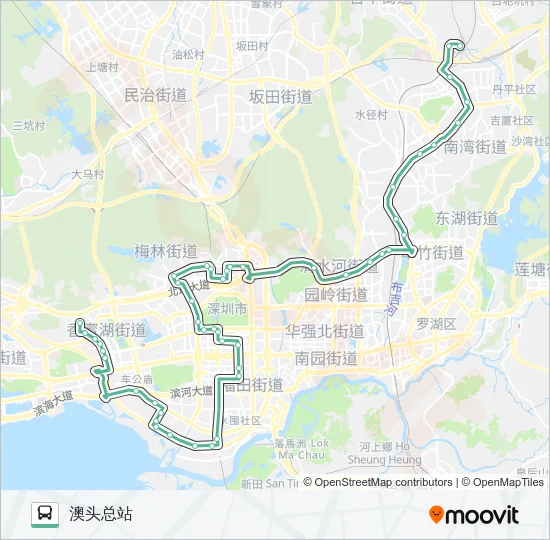 374 Bus Line Map
