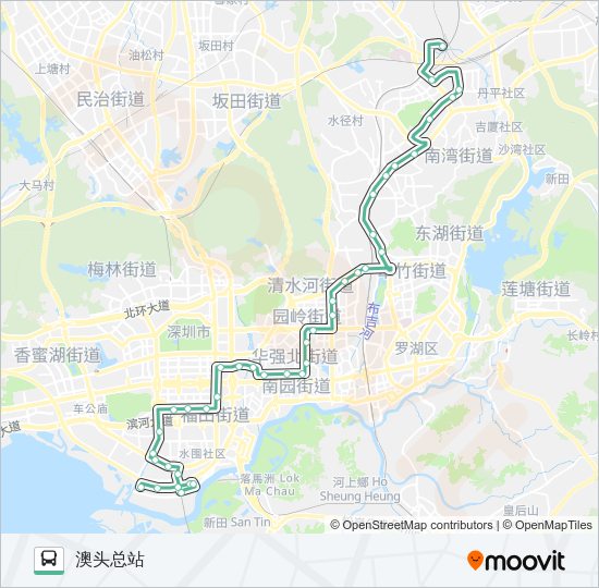 公交375路的线路图
