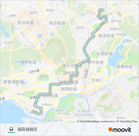 公交375路的线路图