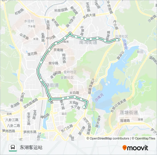 376 Bus Line Map