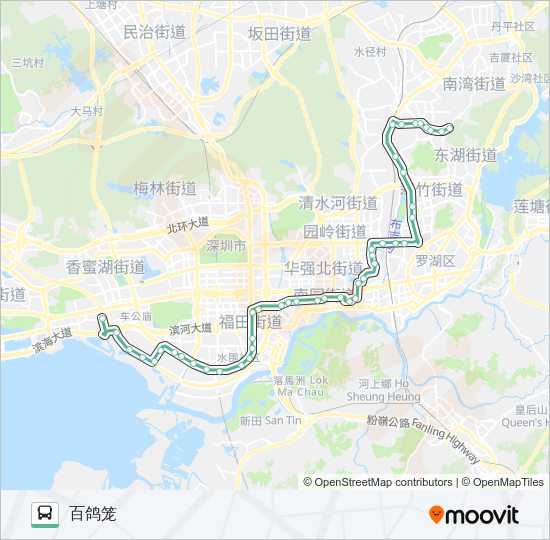 公交377路的线路图