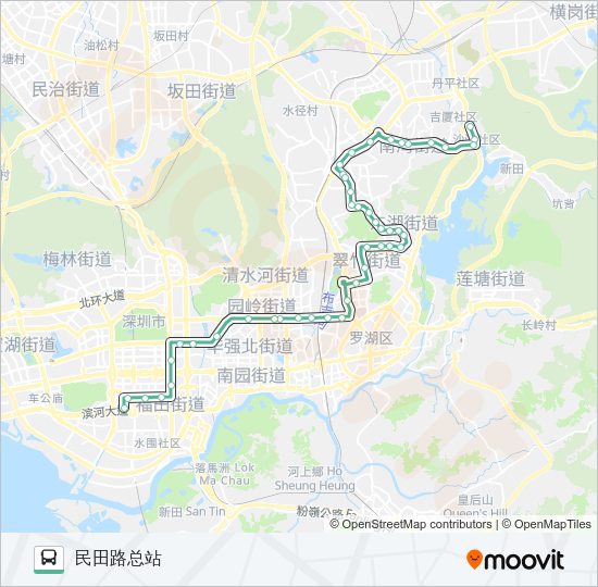 公交379路的线路图