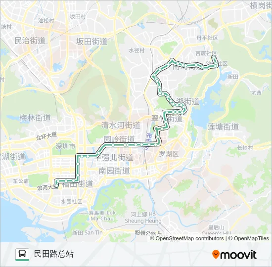 379 Bus Line Map