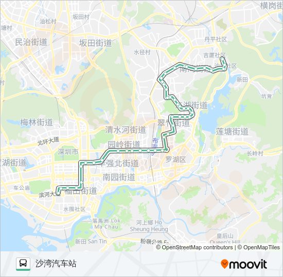 公交379路的线路图