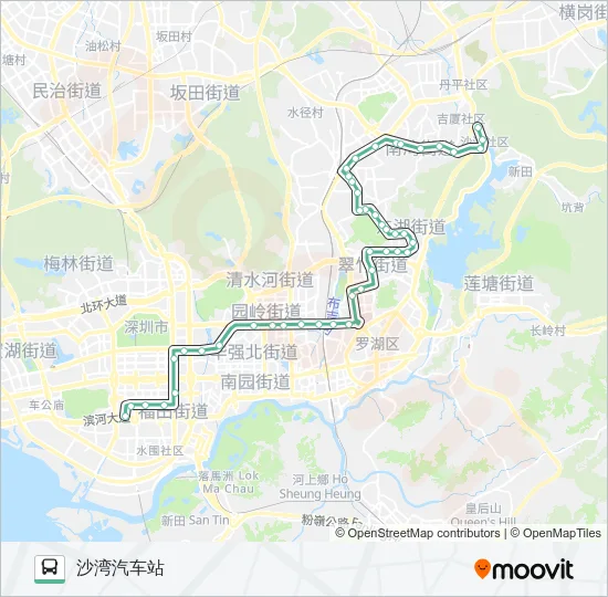 379 Bus Line Map