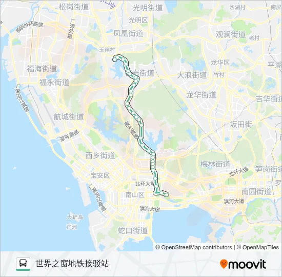 392 Bus Line Map
