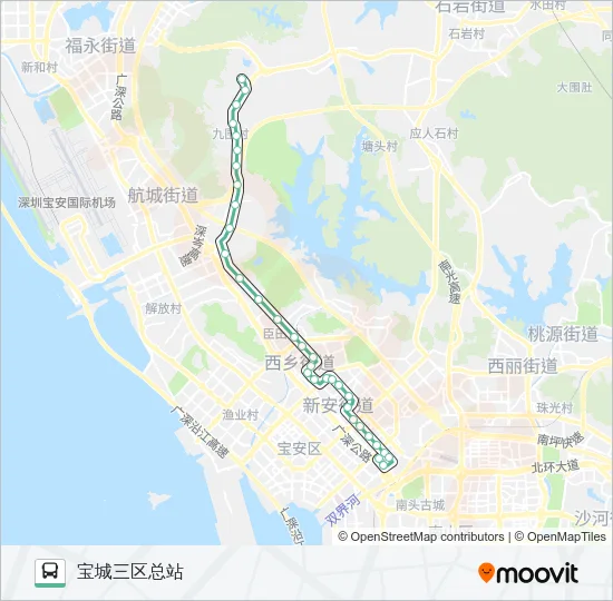 603 Bus Line Map