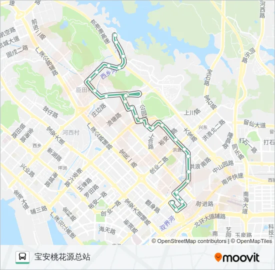 605 Bus Line Map