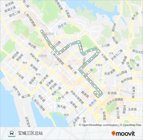 606 Bus Line Map