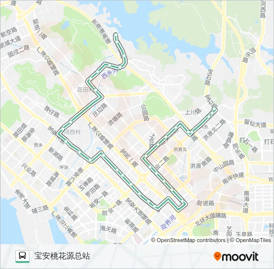 610 Bus Line Map
