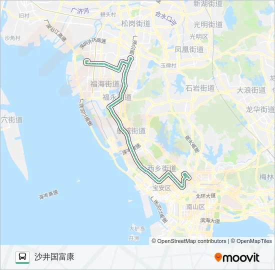 615 Bus Line Map