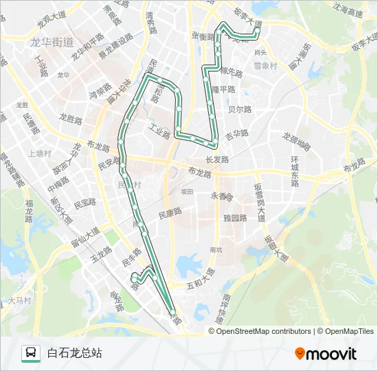 620 Bus Line Map