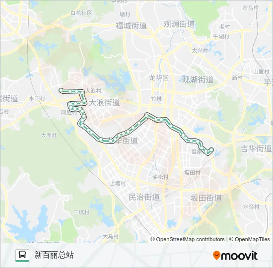 624 Bus Line Map