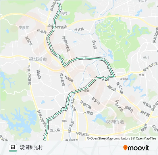 627 Bus Line Map