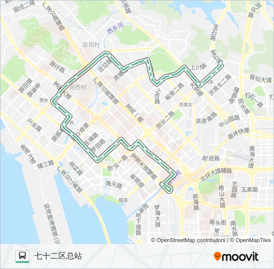 631 Bus Line Map