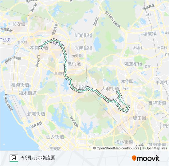 公交635路的线路图