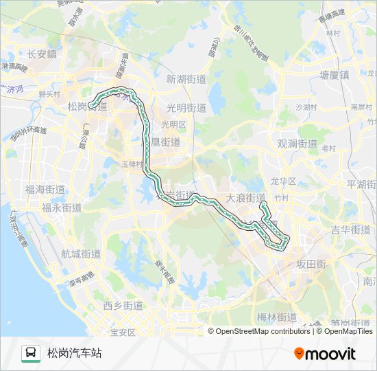 635 Route: Schedules, Stops & Maps - 松岗汽车站 (Updated)