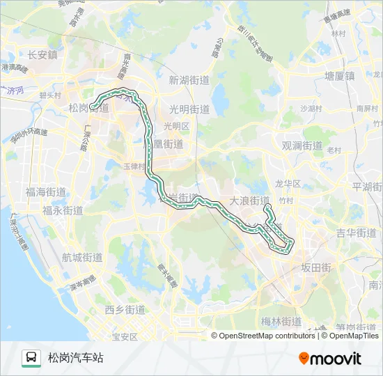 635 Bus Line Map