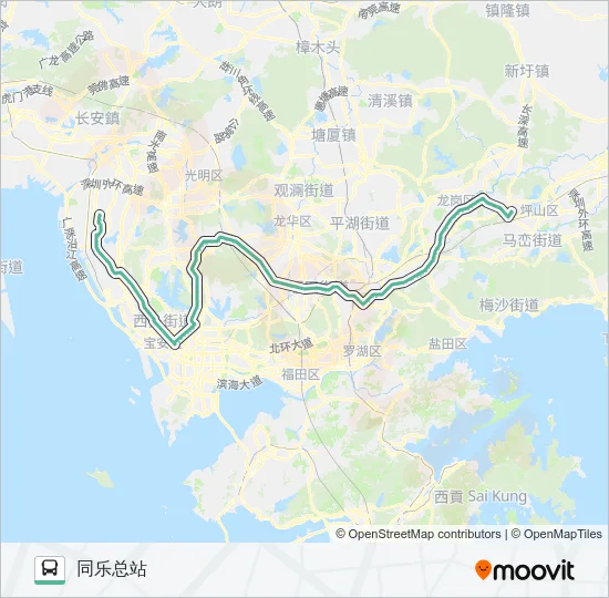 651 Bus Line Map