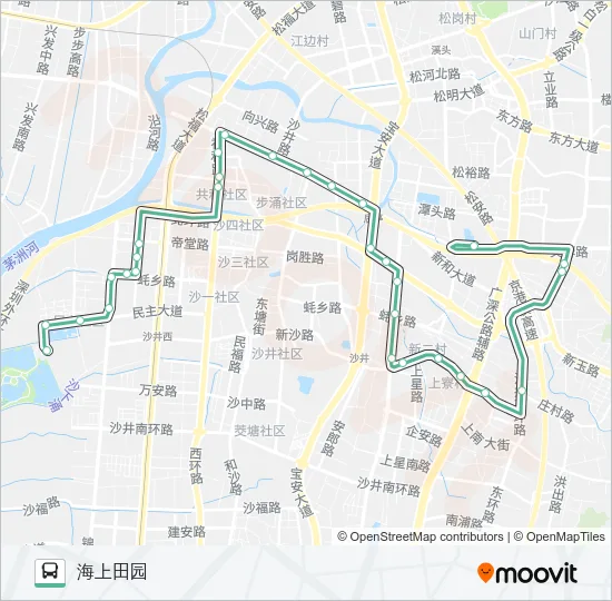 652 Bus Line Map
