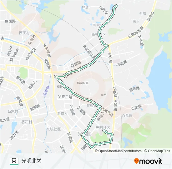 720 Bus Line Map