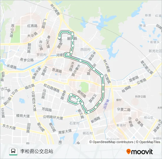 723 Bus Line Map