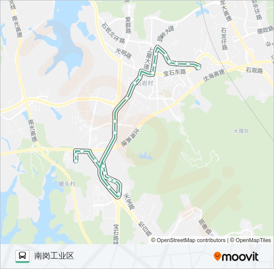 公交759路的线路图