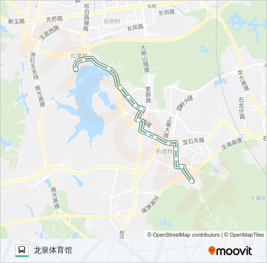 公交769路的线路图