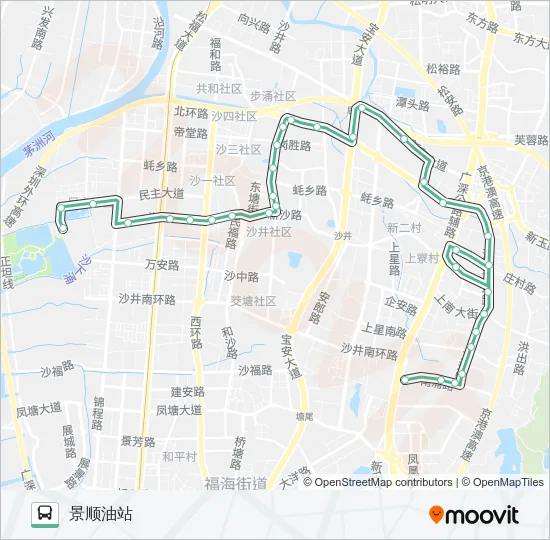 779 Bus Line Map