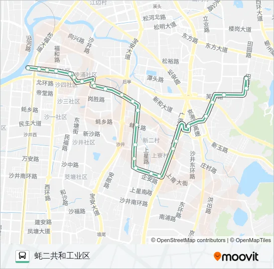 780 Bus Line Map